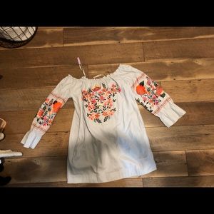 Free people off the shoulder dress Xs